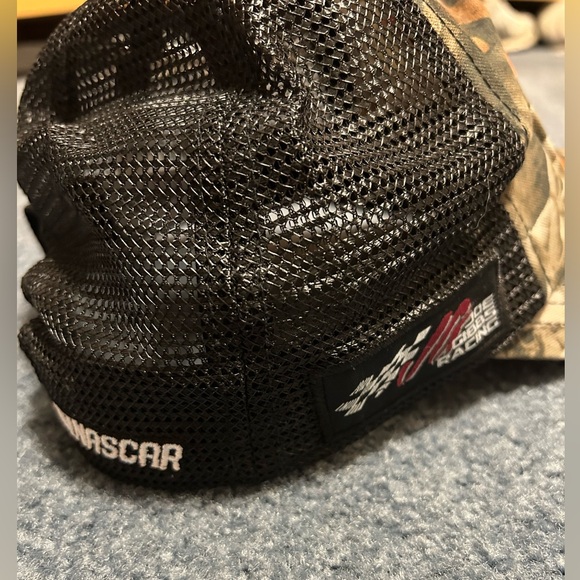 NASCAR  Joe Gibbs Racing Camo hat with purple 11 embroidered with orange trim. - Picture 3 of 3